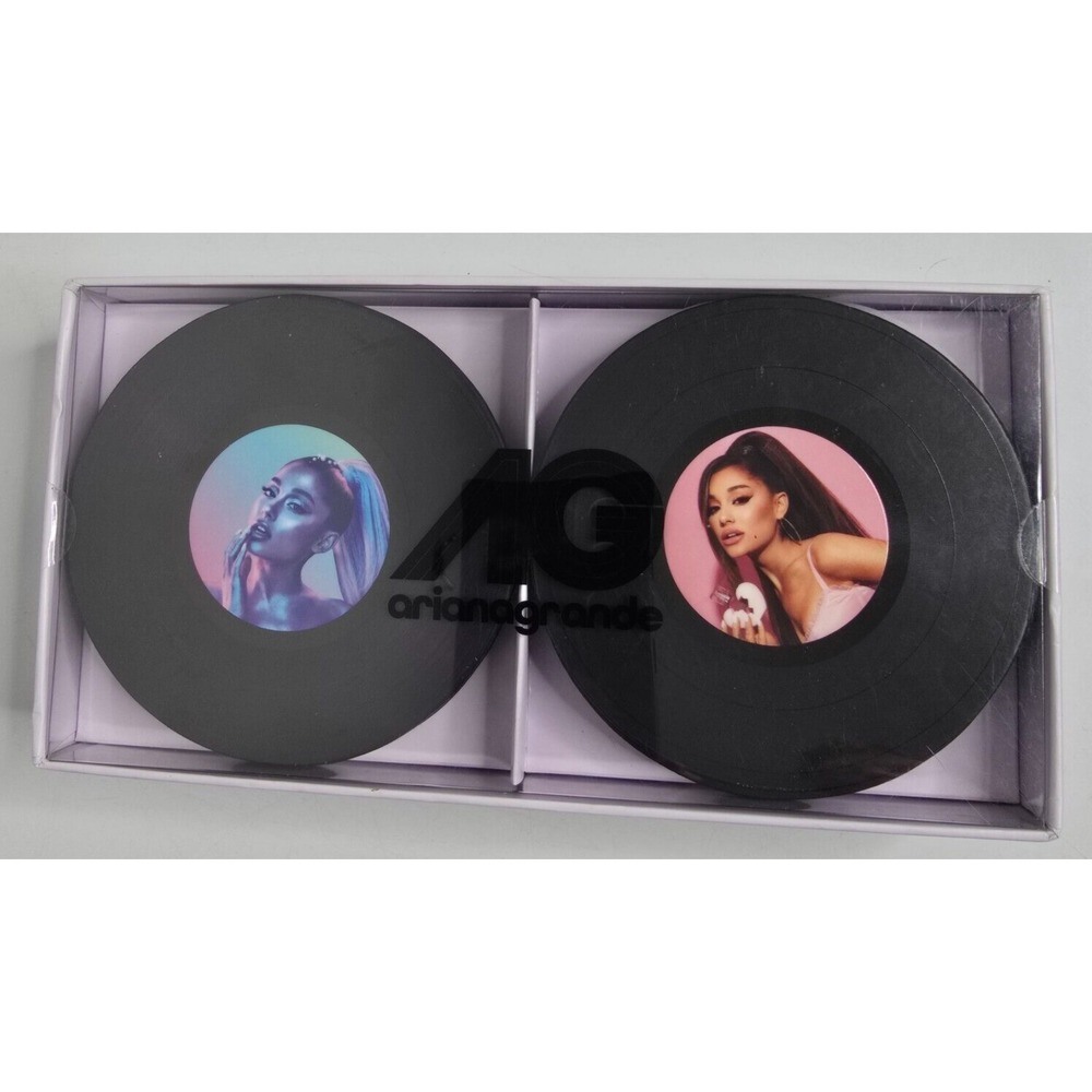 Ariana Grande Fragrances Record Coasters 6 Piece Set Cloud Limited Edition NEW